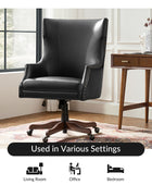 Caesar Classic Modern Office Chair with Elegant Copper Nailheads