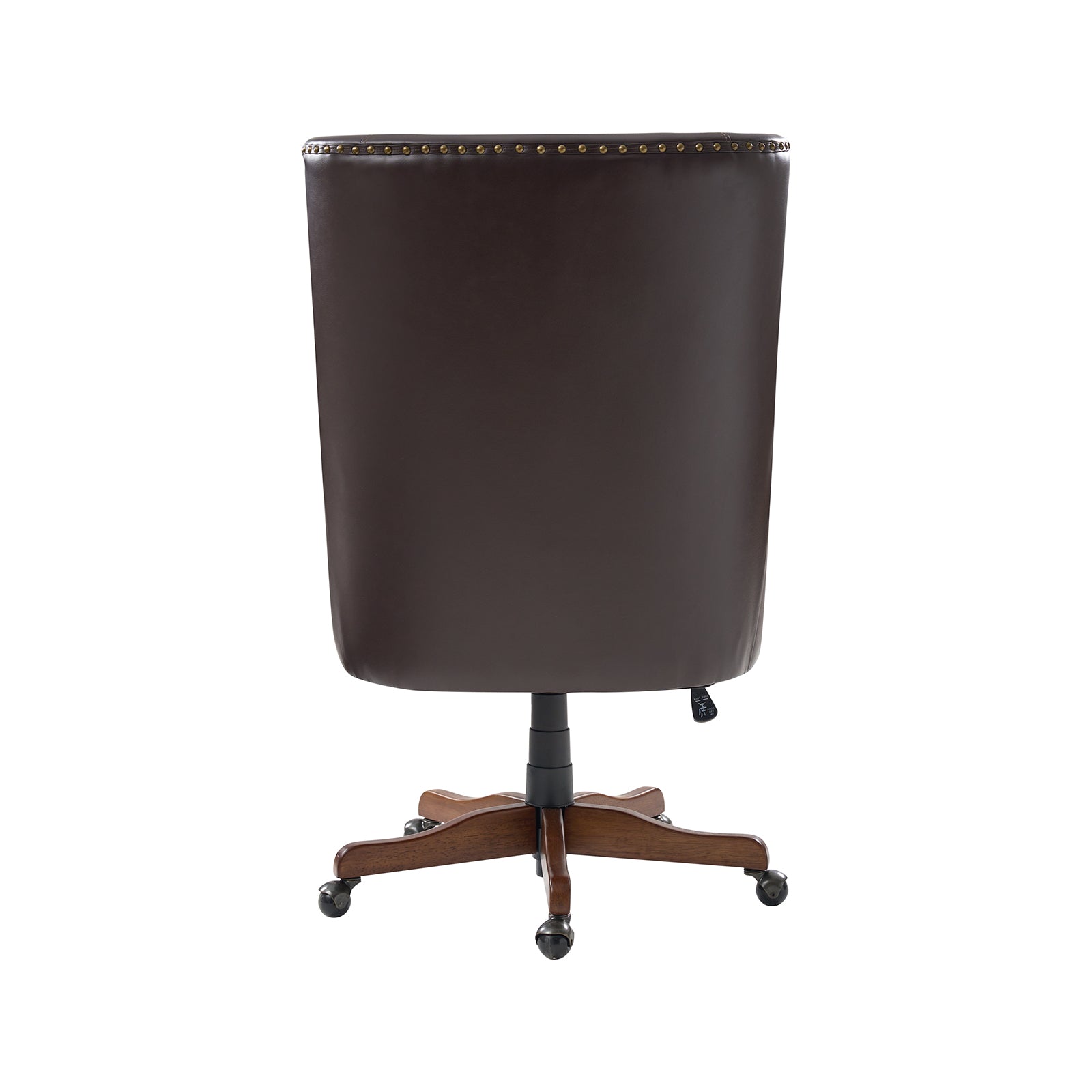 Caesar Classic Modern Office Chair with Elegant Copper Nailheads