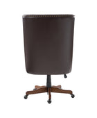 Caesar Classic Modern Office Chair with Elegant Copper Nailheads