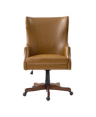 Caesar Classic Modern Office Chair with Elegant Copper Nailheads