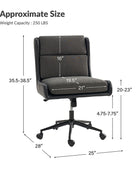 Tobie Modern Ergonomics Faux Leather Office Chair