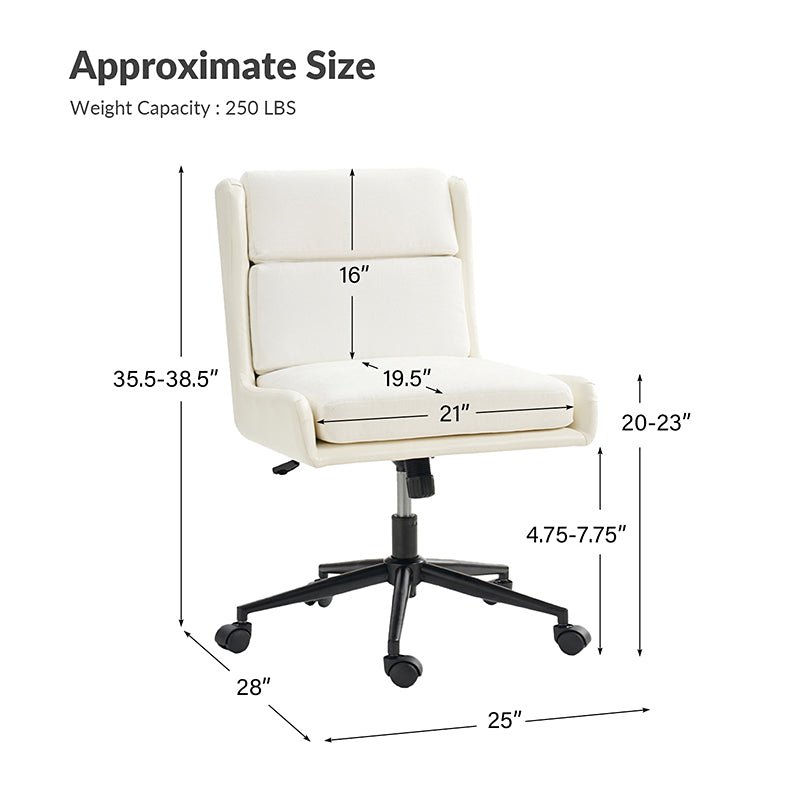 Tobie Modern Ergonomics Faux Leather Office Chair