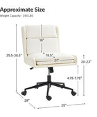 Tobie Modern Ergonomics Faux Leather Office Chair