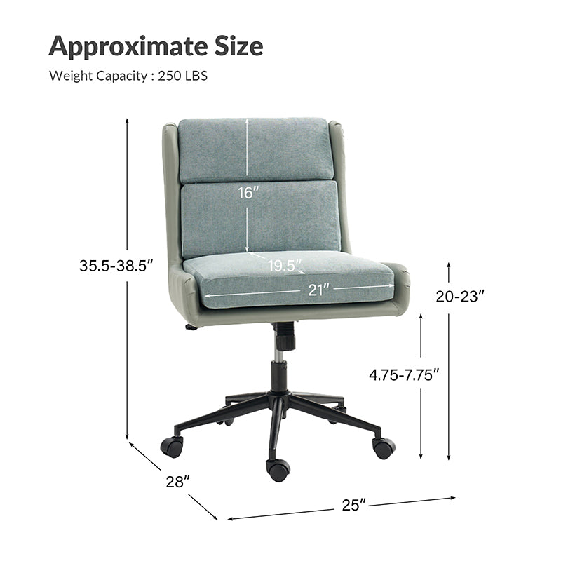 Tobie Modern Ergonomics Faux Leather Office Chair