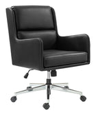 Eamonn Ergonomics Adjustable Swivel Office Chair with Metal Feet