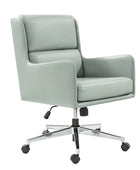 Eamonn Ergonomics Adjustable Swivel Office Chair with Metal Feet