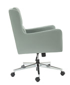 Eamonn Ergonomics Adjustable Swivel Office Chair with Metal Feet