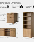 Baggio 5-Piece  Modern Adjustable Office Sets