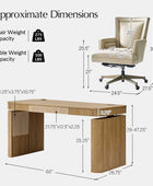 Baggio 5-Piece  Modern Adjustable Office Sets