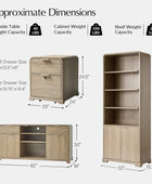 Baggio 5-Piece  Modern Adjustable Office Sets