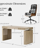 Baggio 5-Piece  Modern Adjustable Office Sets