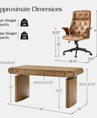 Louise 5-Piece Modern Electric Adjustable Home Office Set