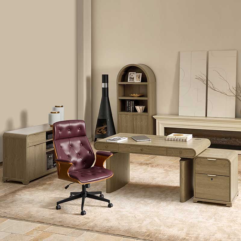 Louise 5-Piece Modern Electric Adjustable Home Office Set - HULALA