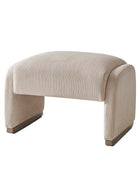Richard Rounded Modern Design Corduroy Ottoman