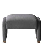 Richard Rounded Modern Design Corduroy Ottoman