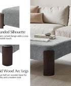 Savannah Modern Round Ottoman – Plush Chenille Footrest & Extra Seating