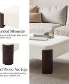 Savannah Modern Round Ottoman – Plush Chenille Footrest & Extra Seating