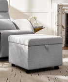 Nest Ease Ottoman with Lift-Top Footstool