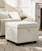 Nest Ease Ottoman with Lift-Top Footstool