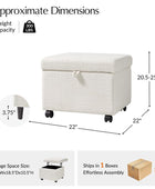 Nest Ease Ottoman with Lift-Top Footstool