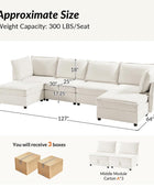 Oversized Soft Sectional Couch with Storage-Z6SFXW0424-BLU-03
