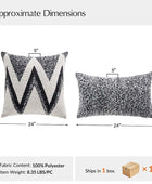 CUDDLESUPPORT ARMRESTS Luxury Decorative Pillow Set of 2 with Inserts