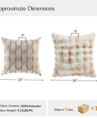 CUDDLESUPPORT ARMRESTS Luxury Decorative Pillow Set of 2 with Inserts