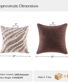 CUDDLESUPPORT ARMRESTS Luxury Decorative Pillow Set of 2 with Inserts