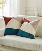 Easyshift™ Patchwork Throw Pillow Cover
