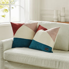 Easyshift™ Patchwork Throw Pillow Cover
