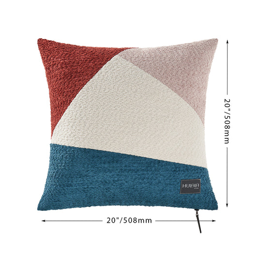 Easyshift™ Patchwork Throw Pillow Cover