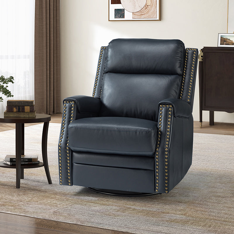 Hudepohl genuine leather recliner outlet