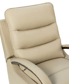 Clemens Genuine Leather Swivel Rocking Manual Recliner