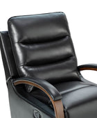 Clemens Genuine Leather Swivel Rocking Manual Recliner