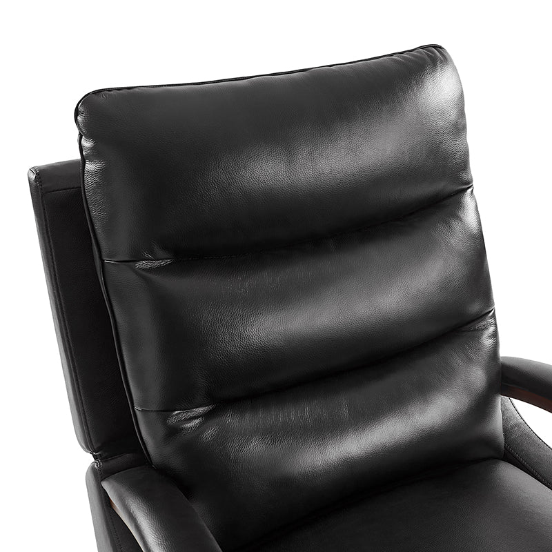 Clemens Genuine Leather Swivel Rocking Manual Recliner