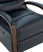 Clemens Genuine Leather Swivel Rocking Manual Recliner