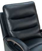 Clemens Genuine Leather Swivel Rocking Manual Recliner