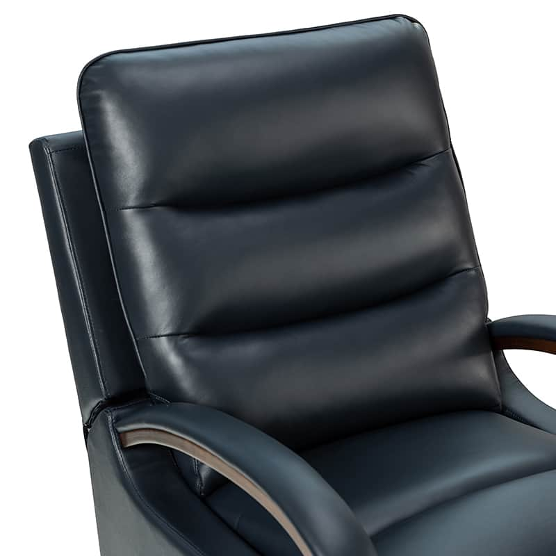 Clemens Genuine Leather Swivel Rocking Manual Recliner