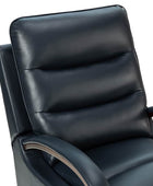 Clemens Genuine Leather Swivel Rocking Manual Recliner