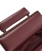 Gabrielle Genuine Leather Living Room Manual Recliner with Nailhead Trim