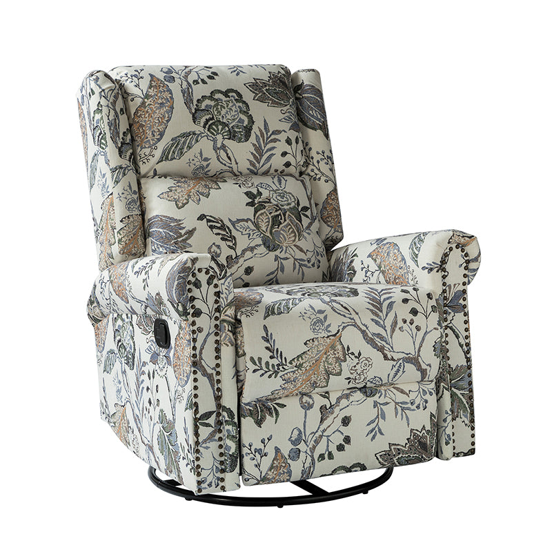 Patterned discount rocker recliner