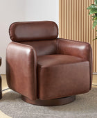 Philander Modern Genuine Leather Swivel Chair