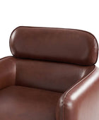 Philander Modern Genuine Leather Swivel Chair