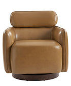 Philander Modern Genuine Leather Swivel Chair