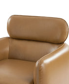 Philander Modern Genuine Leather Swivel Chair