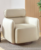 Philander Modern Genuine Leather Swivel Chair