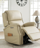 Angelus Glider Swivel Chair with Built-in USB Port