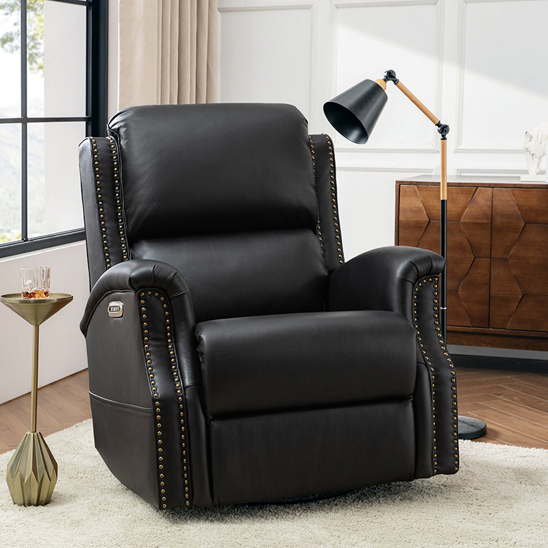 Angelus Glider Swivel Chair with Built-in USB Port