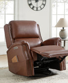 Angelus Glider Swivel Chair with Built-in USB Port