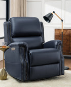 Angelus Glider Swivel Chair with Built-in USB Port